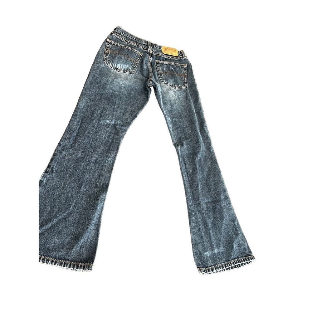 Abercrombie and Fitch  Flare Mid-rise Button Fly Denim Jeans size 2 - Picture 6 of 16